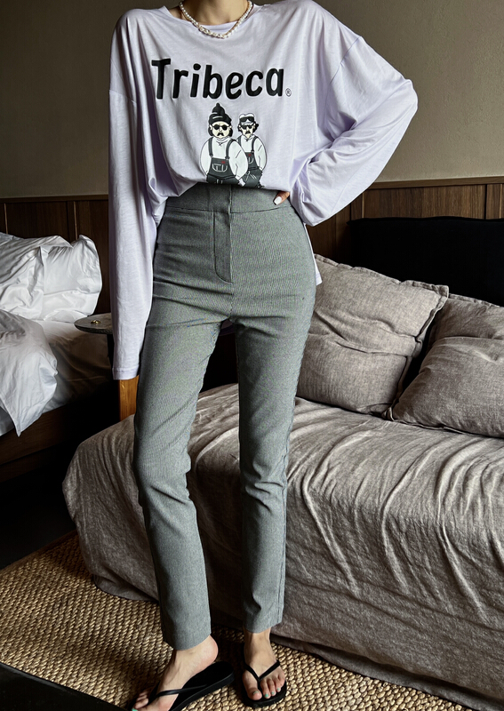 [all in] Korean slim fit high waist and small foot Leggings 4271\ozq