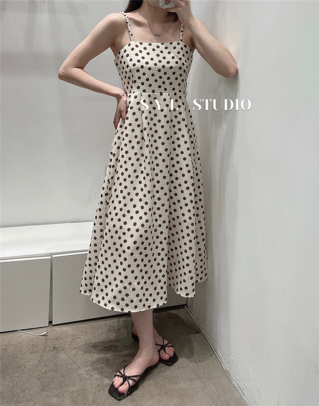 [SYL] French retro western style polka dot dress 5296\l