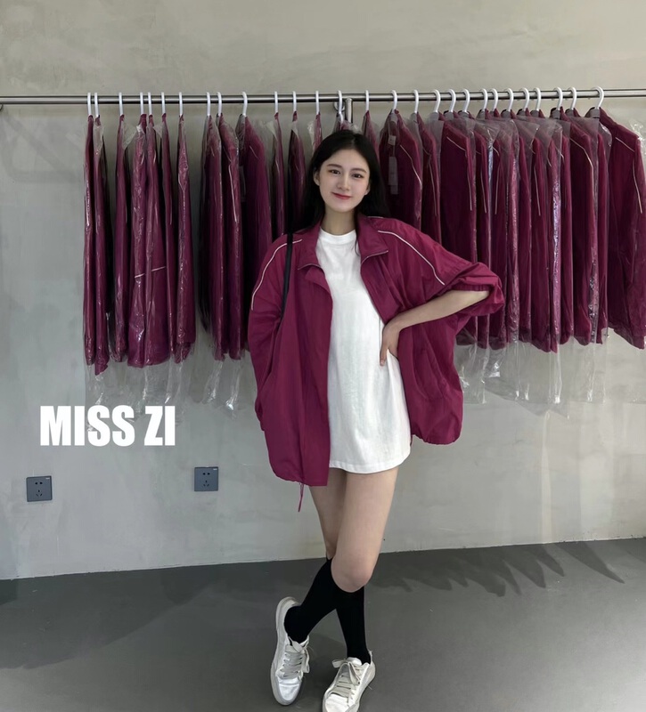 [miss Zi] design sense long sleeve zipper sunscreen shirt 2651\cqw