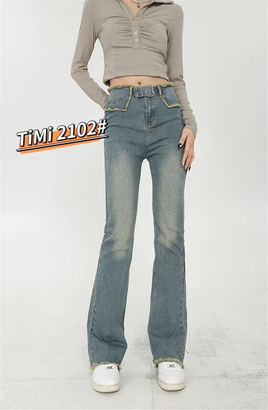[TIMI] Vintage micro horn embroidered jeans 2102\lsw
