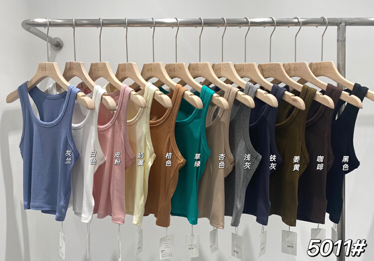 [Mido] summer casual back cross elastic vest / sling 5011\lsl