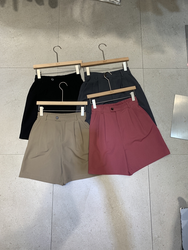 [DCT] back waist half elastic five point trousers 1007\wpl