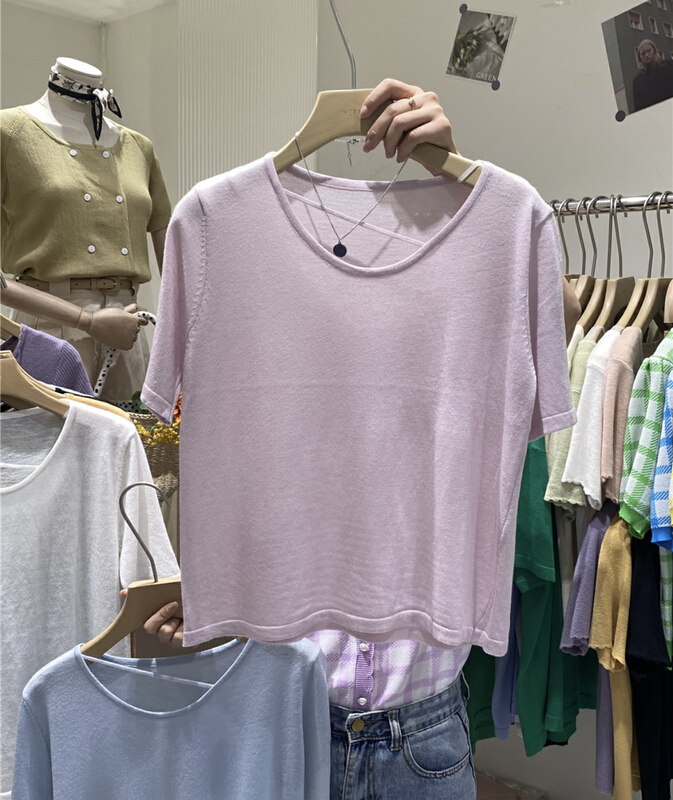 [Weika] clavicle fine chic design knit 8063ka\lsl