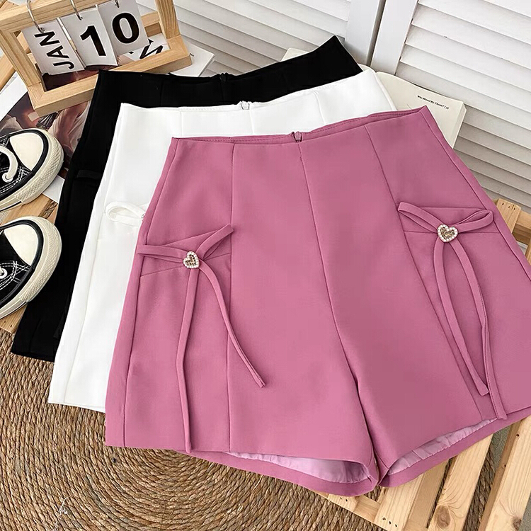 [Gangan] temperament love button high waist casual shorts 229\\cl