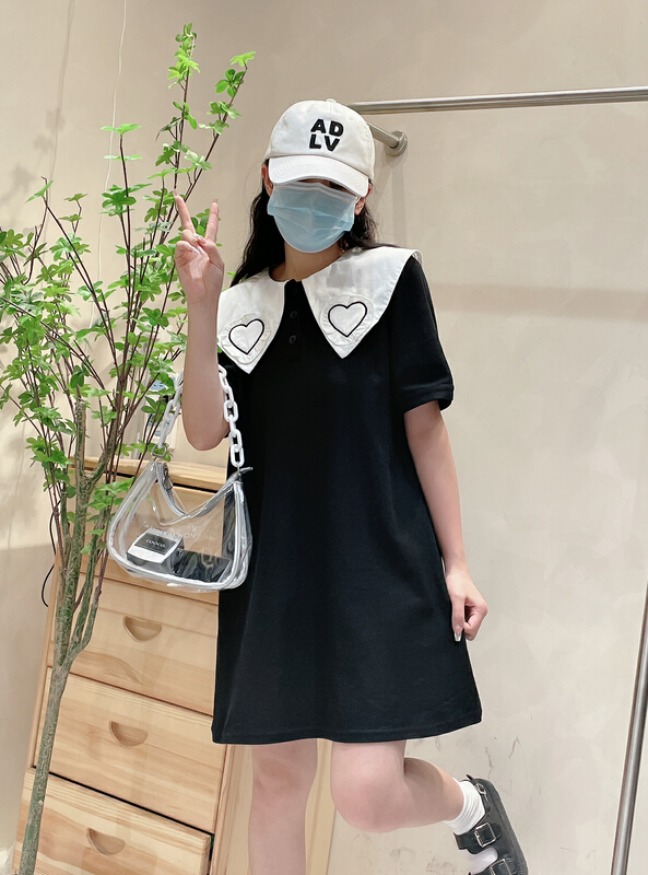 [C.H] Korean love big Lapel loose dress 668\lsw
