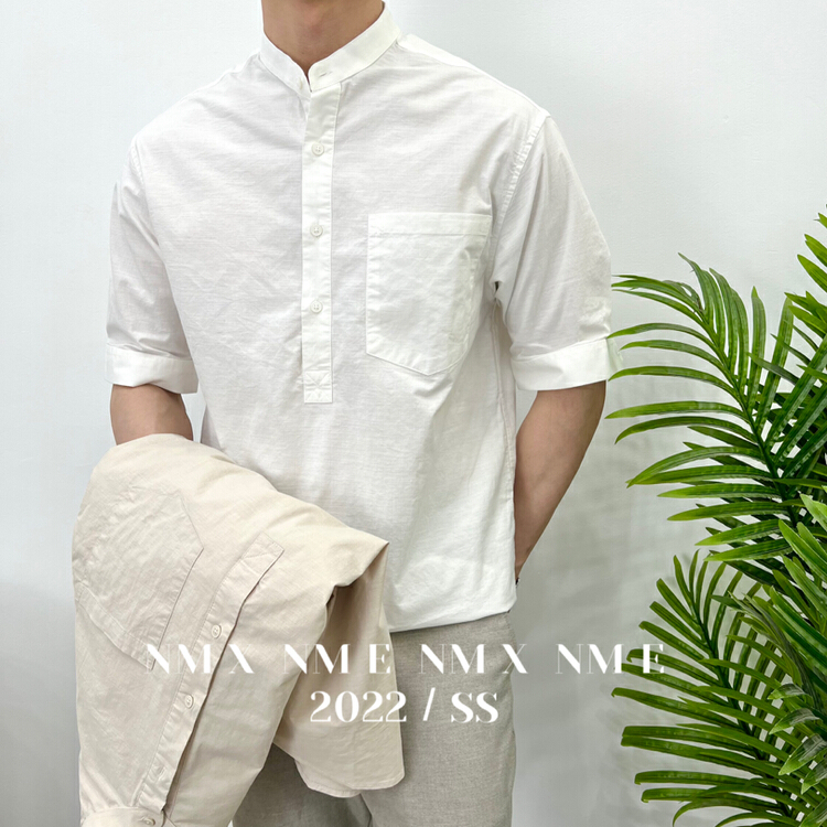 [Macallan] simple and versatile solid short sleeve T-shirt 2268\zzl