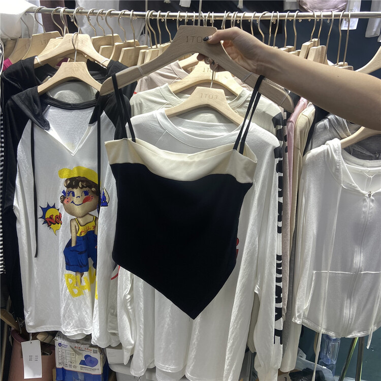 [1to3] fashion color matching Spice Girls' versatile vest / sling 8139\l