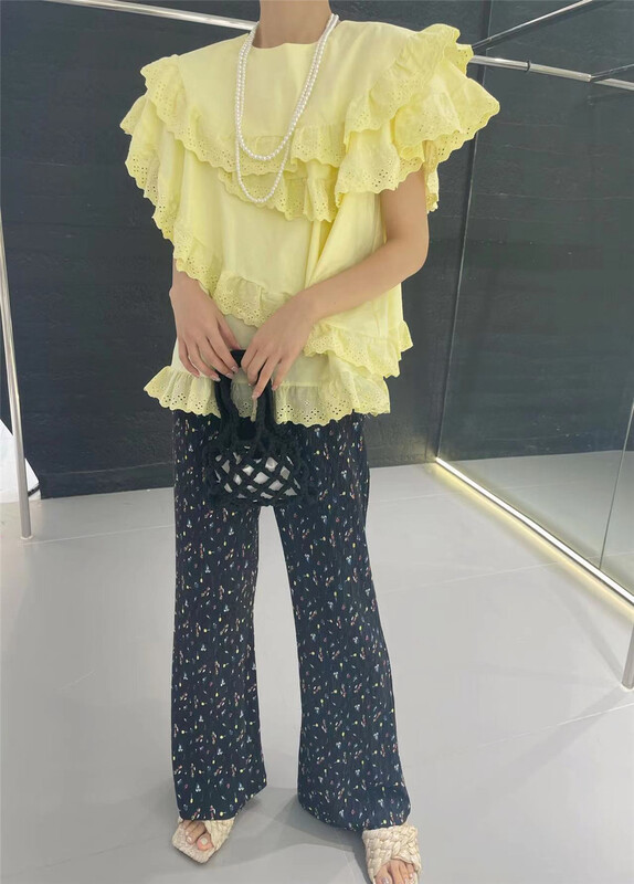[rich rich] crimping comfortable, fresh and simple shirt 9253\gyj