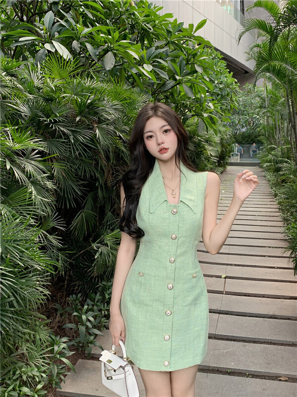 [x · h studio] sleeveless dress 66093\ozq