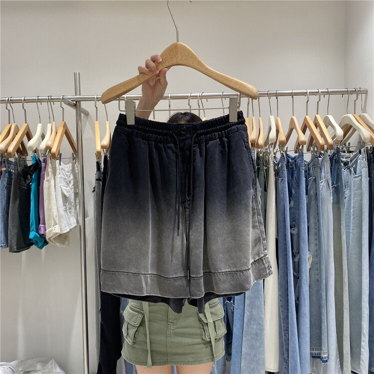 [o not 1] fashion versatile gradient denim shorts n121\lsw