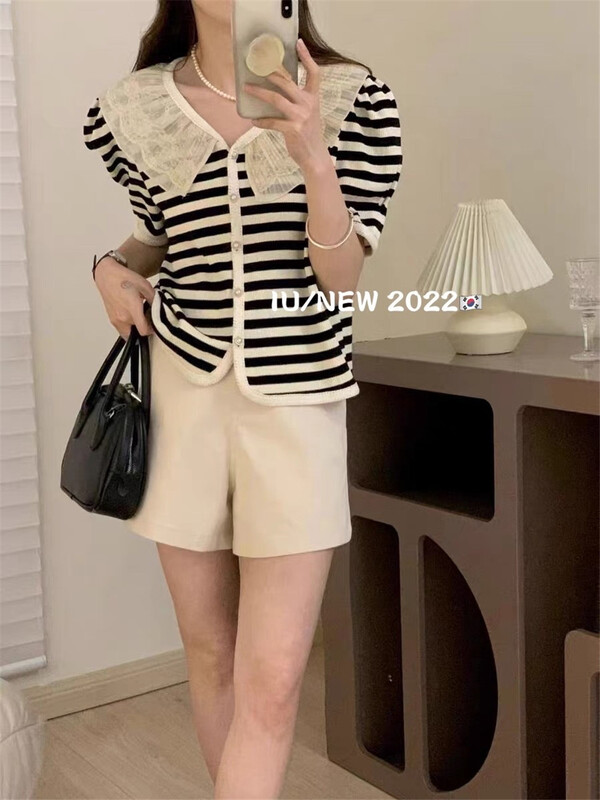 [IU] fresh and simple baby neck stripe shirt ys1-6895\wpl