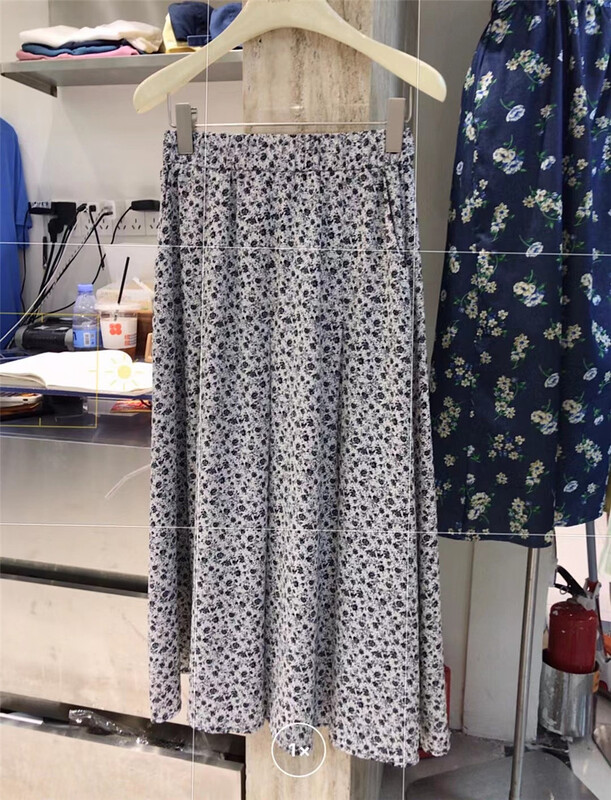 [forming-z] lady Floral Chiffon Skirt 90833\csx