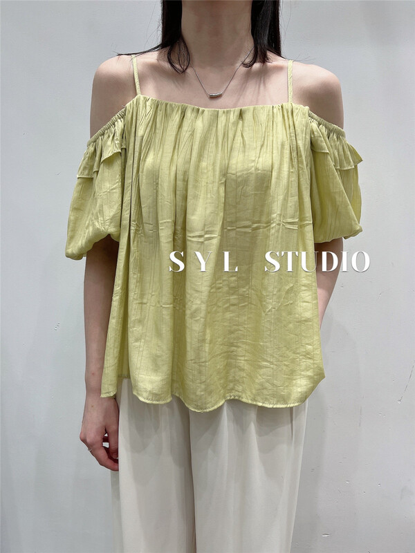 [SYL] sling off shoulder comfortable blouse (only selling blouses) 5297\l