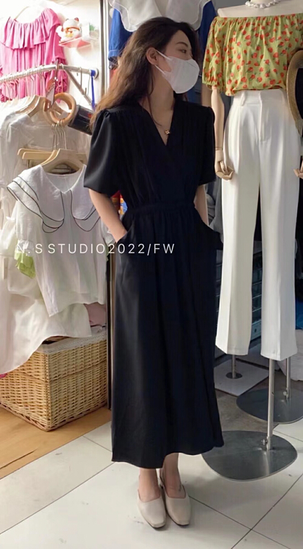 [N.S] French Hepburn Style Bubble Sleeve Dress (dress only) 9195\wpl