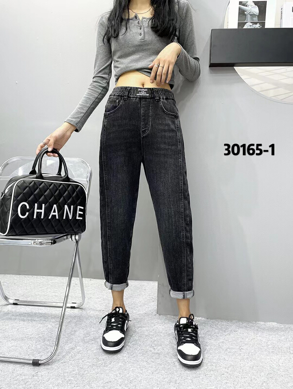 Original price 89.99! [okd] Korean slim fit elastic waist jeans 30165-1\zxl