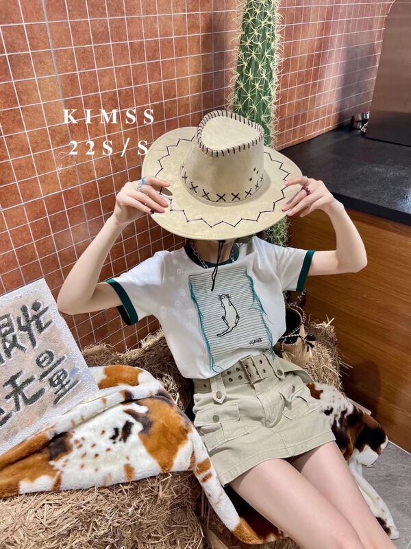 [m.zz] Korean style yuansufeng retro skirt (with waist rope) 9273\lsw