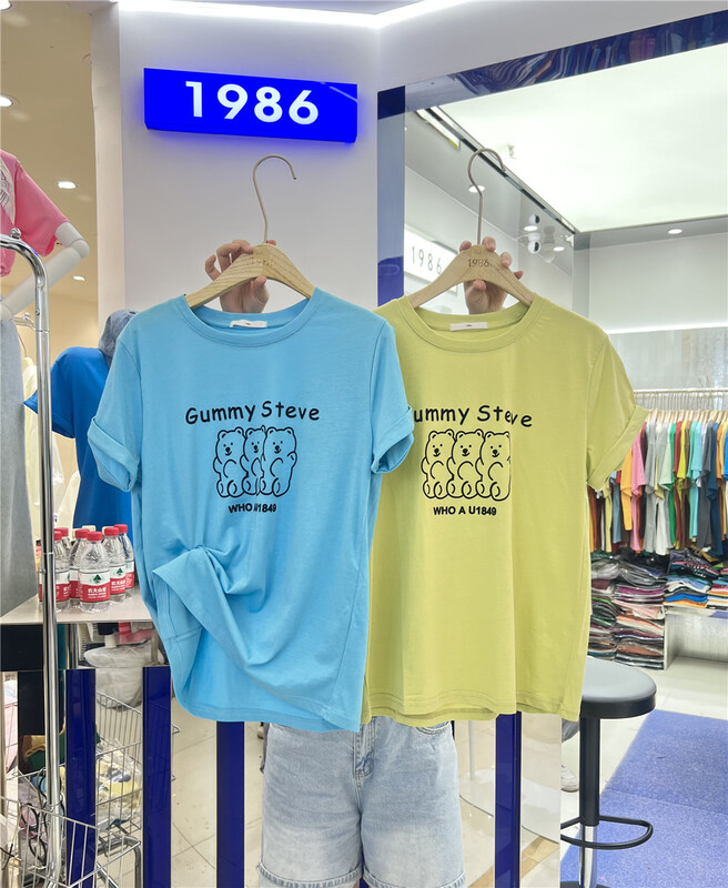 [1986] three little bears versatile short sleeve T-shirt f2603 \lsl