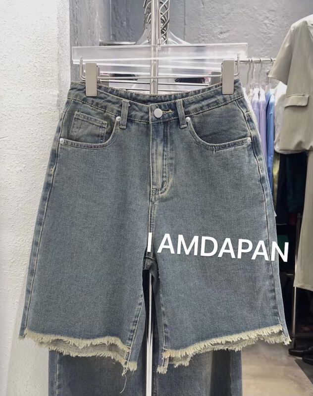 [I am Dapan] simple, slim and versatile denim shorts 7089\zxl