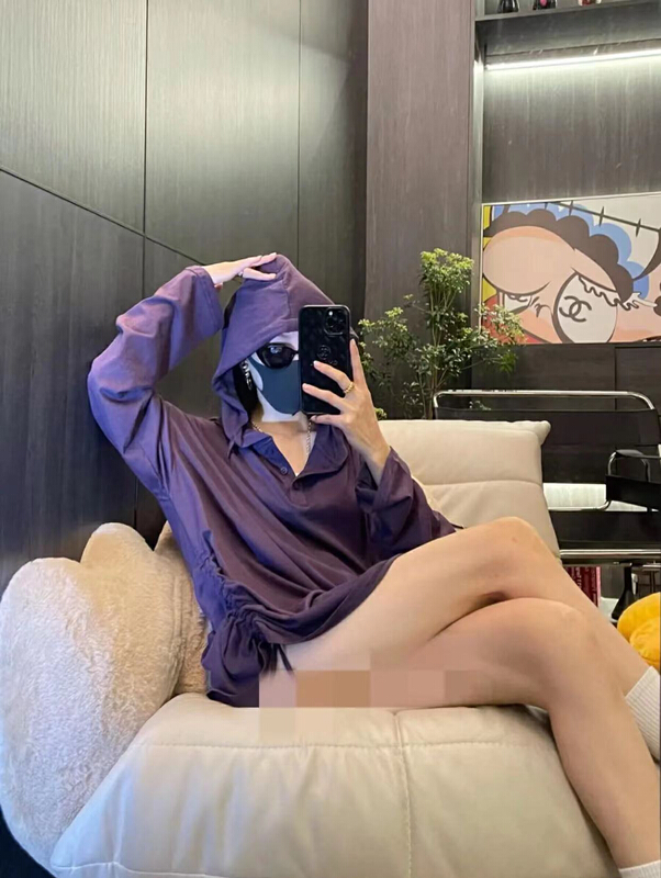 [1to3] hooded basic versatile comfortable sunscreen shirt (only selling tops) 8131\l