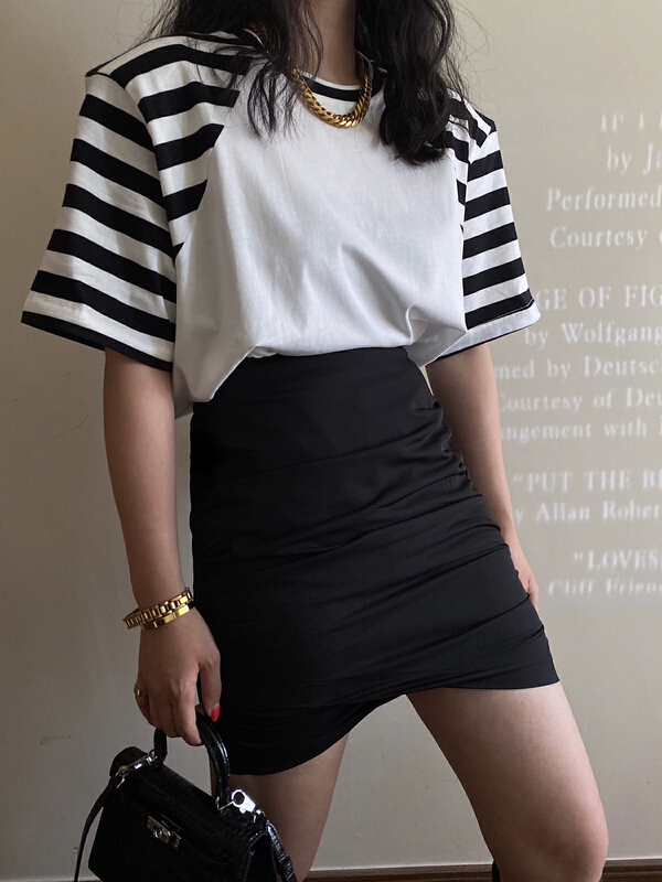 [f (x)] hot girl wind pressure pleated hip fit skirt bq1218\ozq