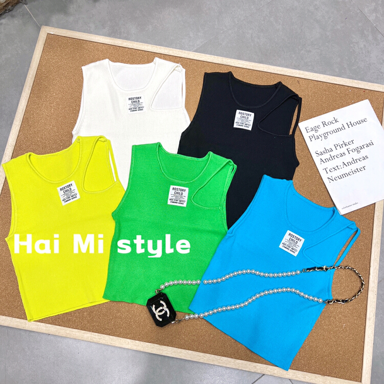 [Helmi] fashion trend irregular outerwear vest / sling 1955\wtt