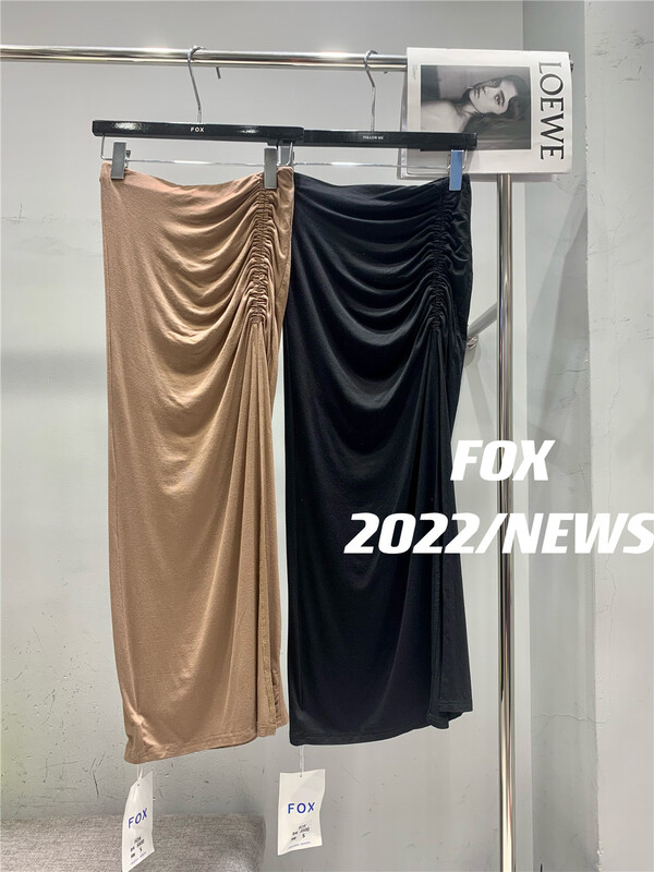 [fox] sexy pleated slim skirt 8800\wtt