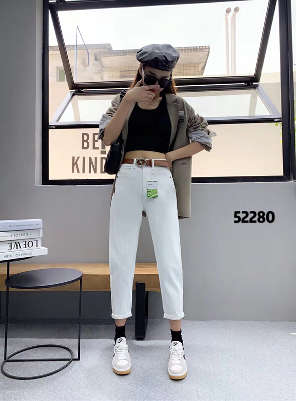 [okd] Korean loose fit and versatile jeans (with belt) 52280\zxl