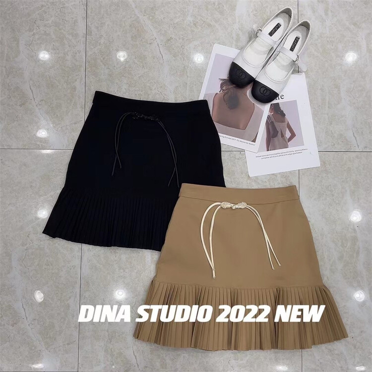 [d.ina] Korean slim solid color skirt 11292-1\jj