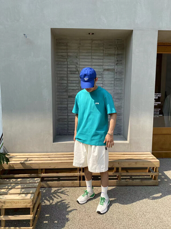 [Han style] letter printed loose short sleeve T-shirt t708\zzl