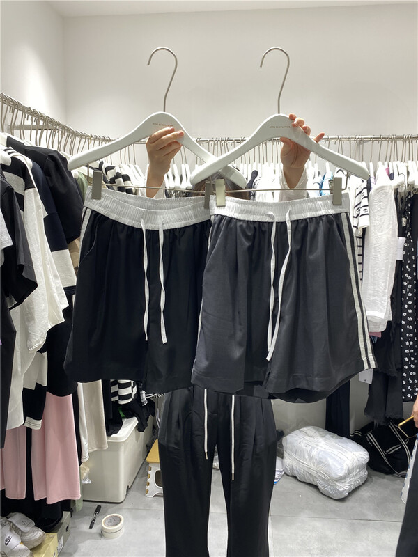 [miss sunflower] contrast high waist sports casual shorts 1020\ozq