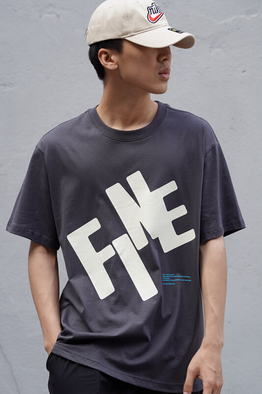 [Han style] casual and versatile printed short sleeve T-shirt 727\zzl