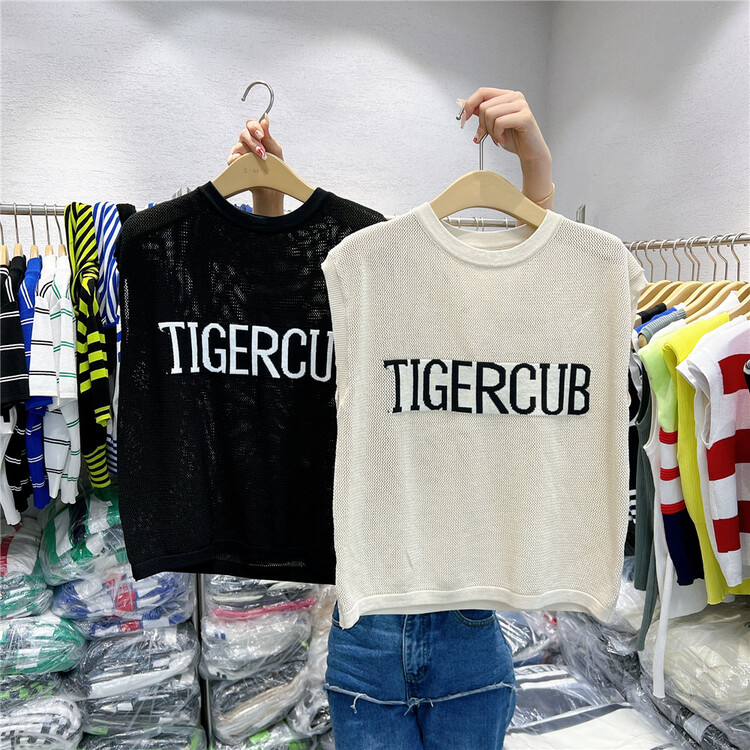 [s'seven] letter round neck loose short sleeve T-shirt 3017\xyj