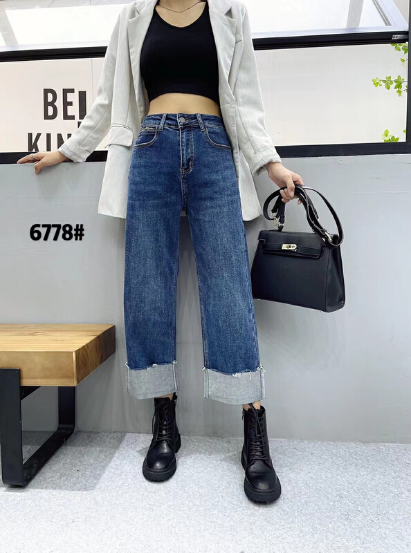 Original price 107.99! [okd] fashion casual loose fit jeans 6778-00\zxl
