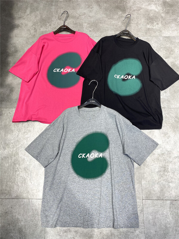 [didi] fashion letter printed Casual Short Sleeve T-shirt 5187\ozq