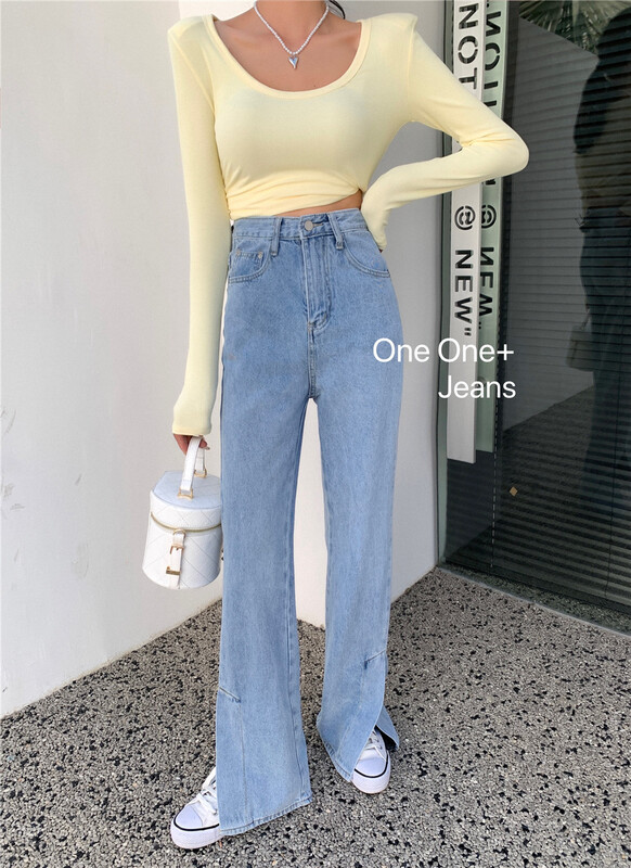 Original price 89.00! [one one home] Korean loose casual jeans ys1-820\zxl
