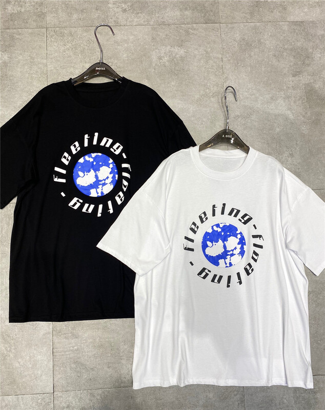 [didi] graphic print round neck short sleeve T-shirt 5191\ozq