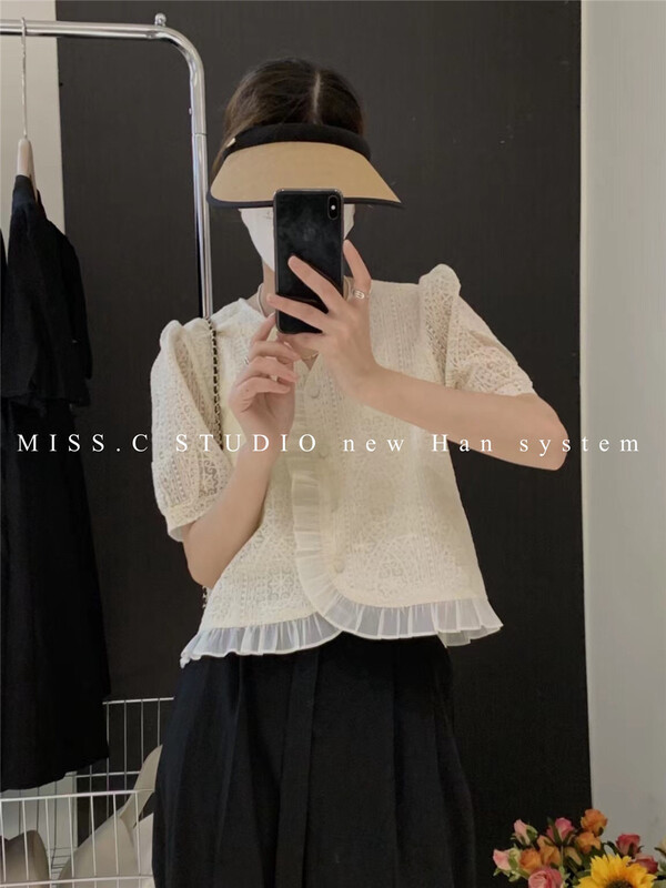 [miss.c studio] temperament lace small fragrance shirt 6021\zxx