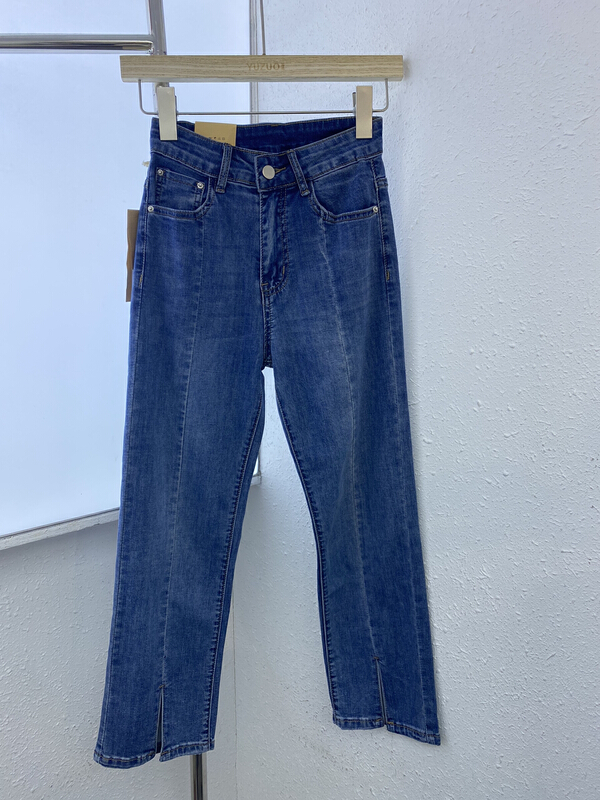 Original price 94.99! [okd] Korean slim and versatile straight jeans 52671-00\zxl