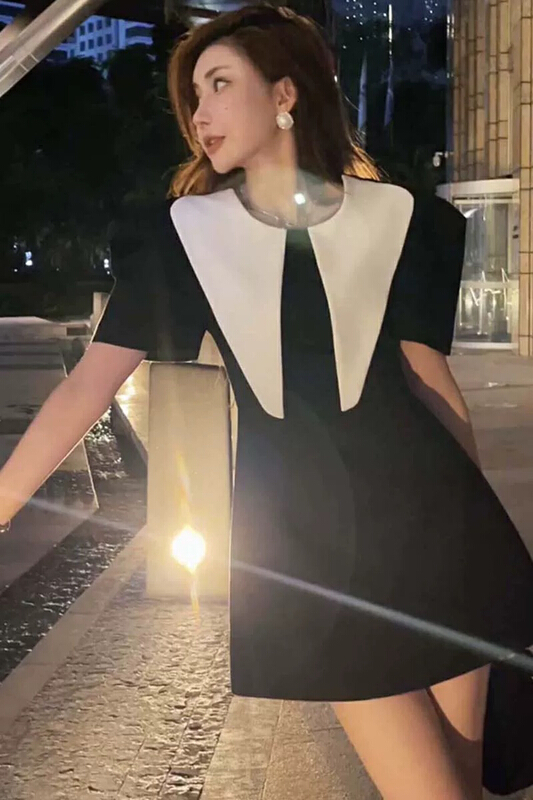 [ouzhengsha] French style small fragrance dress 18893\jj