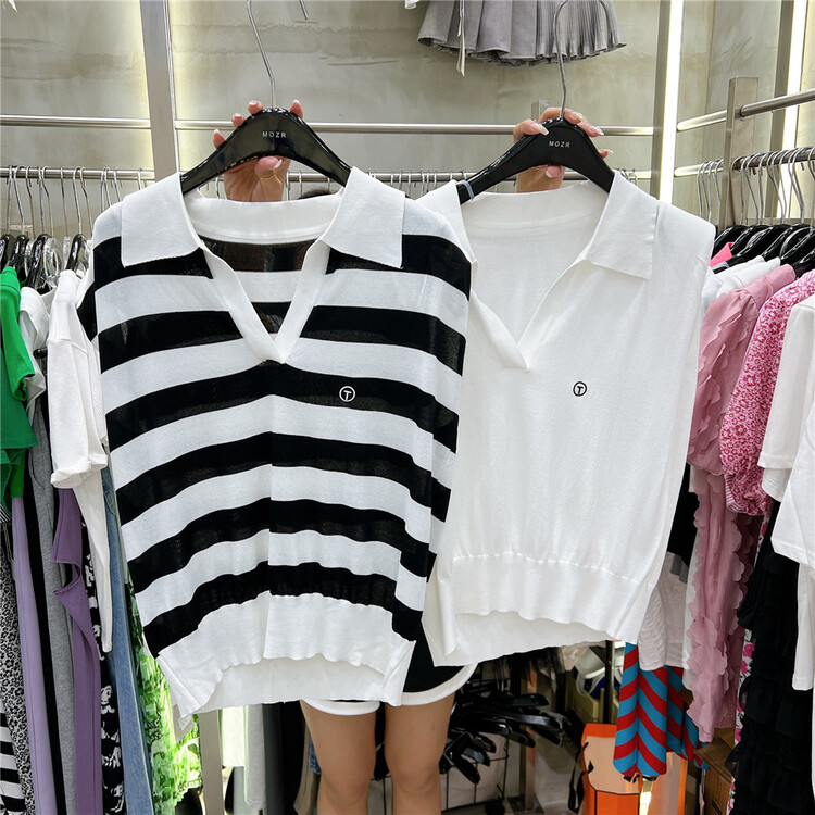 [mozr] letters fashion loose short sleeve T-shirt 2193\xyj