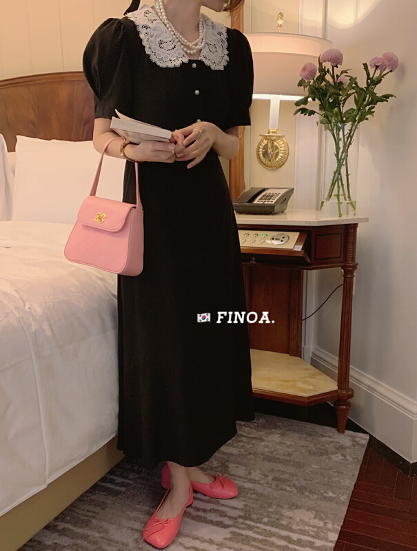 Original price 133.60! [finoa] Korean Ladies' thin dress 10503