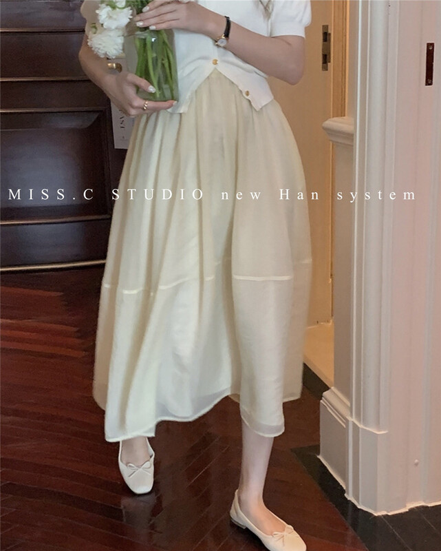 [miss.c studio] fairy gentle wind long skirt ys1-1002\zxx