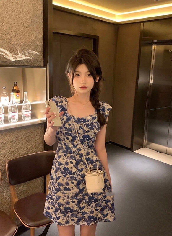 [NC edition/new color] temperament niche design dress x9526# zxx