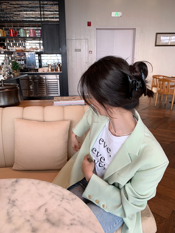 Original price 48.50! [finoa] simple holiday essential short sleeve T-shirt olive1014016