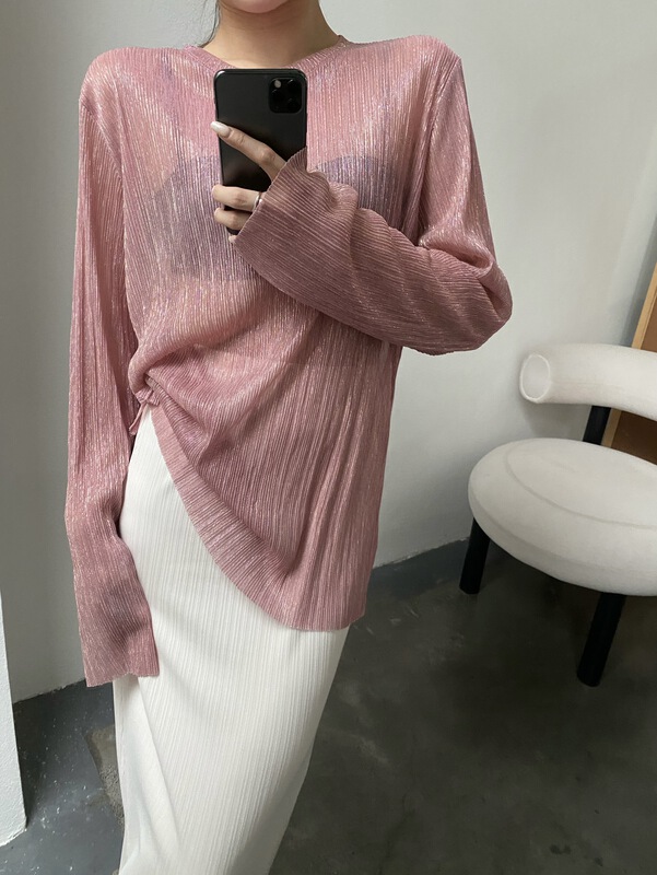 [modern 197] Korean version simple loose sunscreen shirt 81101\lsl
