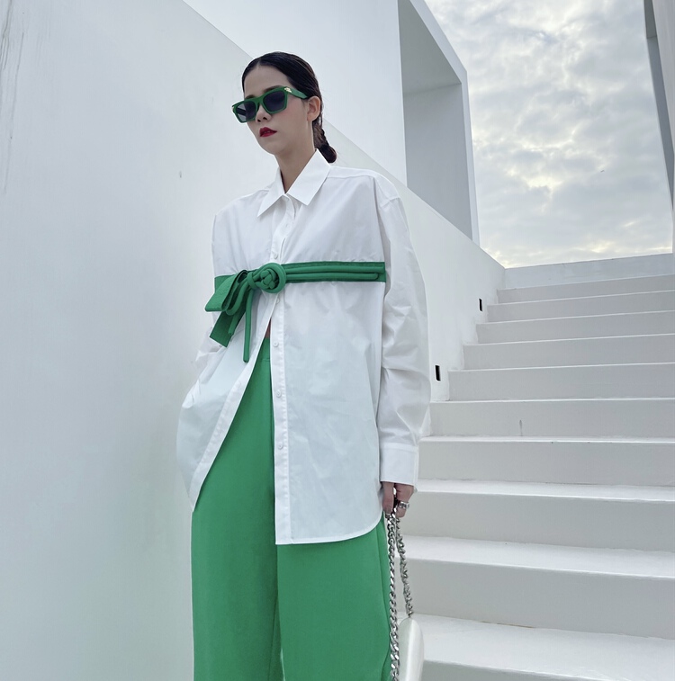 Cxdhh/ new year in early spring! [ly1964] Korean bow loose shirt ys1-xc8-6023\xj