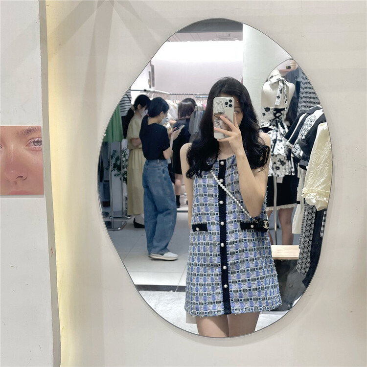 [NC edition/new color] Korean versatile breasted Plaid Dress z2559 \zxx