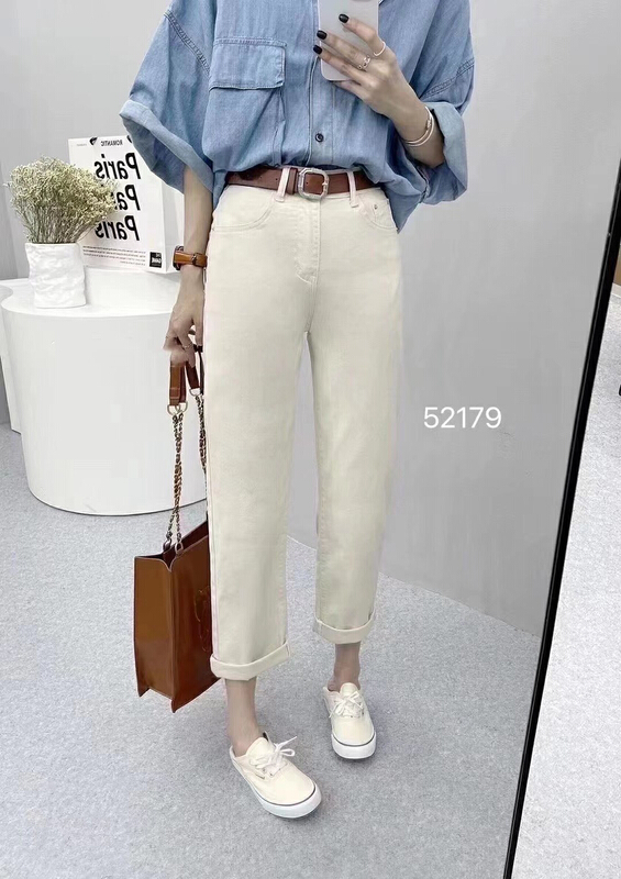 Original price 107.99! [okd] versatile fashion casual jeans (with belt) 52179-000\zxl