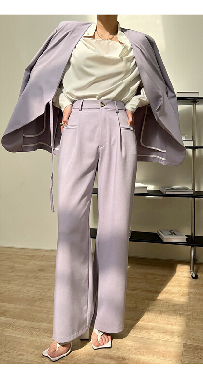 New year in early spring! [context sense] double lip pocket Korean wide leg pants mnc951\cls