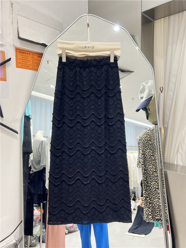 [modern 197] Korean retro lace skirt 7135\lsl